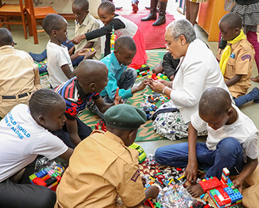 First lady Her Excellency Margaret Kenyatta visit to SOS Children's Villages Kenya, Eldoret